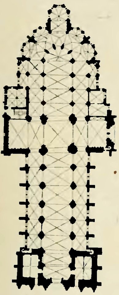 Stein - Les Architectes des cathédrales gothiques, Laurens (page 51 crop) plan cathédrale Bayeux