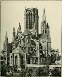 Stein - Les Architectes des cathédrales gothiques, Laurens (page 119 crop) Coutances - Abside de la cathédrale