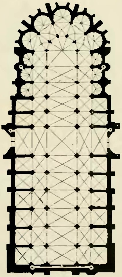 Stein - Les Architectes des cathédrales gothiques, Laurens (page 51 crop) plan cathédrale Rodez