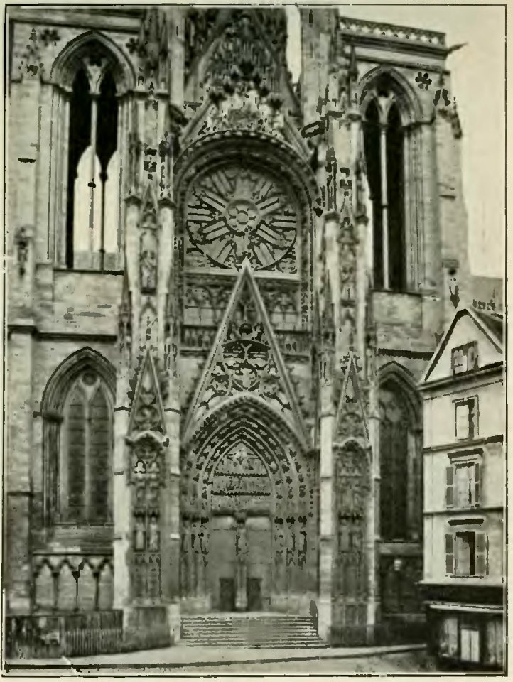 Stein - Les Architectes des cathédrales gothiques, Laurens (page 35 crop) Cathédrale Rouen portail Calende