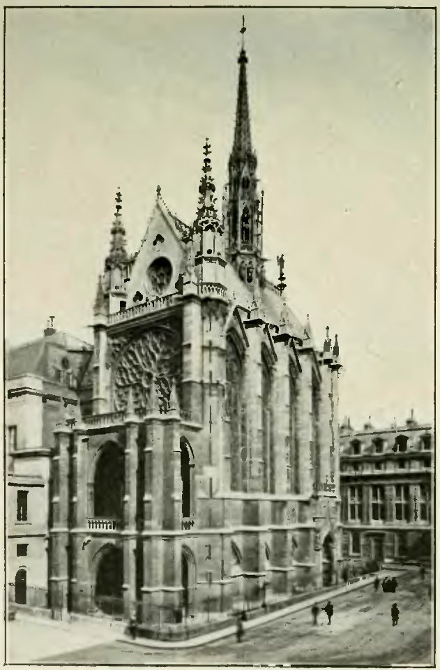 Stein - Les Architectes des cathédrales gothiques, Laurens (page 59 crop) Paris Sainte-Chapelle
