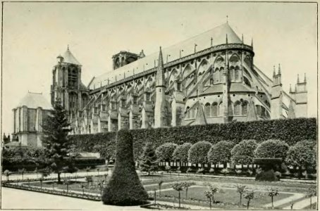 Stein - Les Architectes des cathédrales gothiques, Laurens (page 91 crop) Bourges - Cathédrale