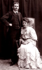 Stefan Anderson & Ragnhild Sandberg 1905 photo