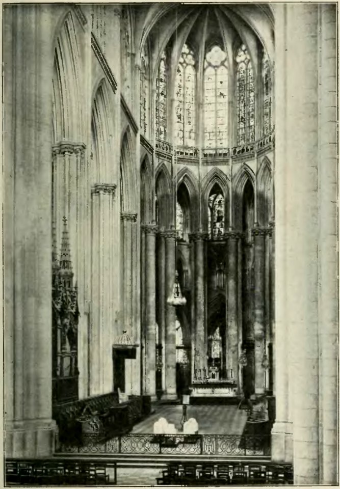 Stein - Les Architectes des cathédrales gothiques, Laurens (page 95 crop) Le Mans choeur cathédrale