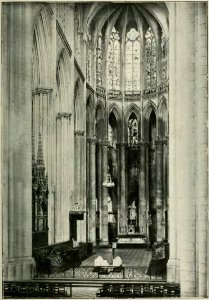 Stein - Les Architectes des cathédrales gothiques, Laurens (page 95 crop) Le Mans choeur cathédrale