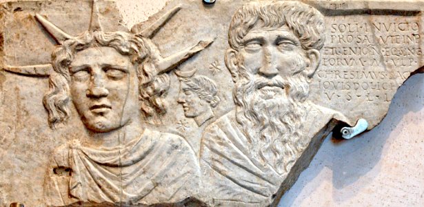 Stele Sol Invictus Terme
