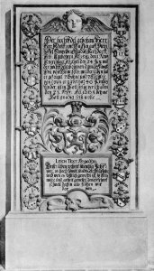 Steinhöfel Grabstein für Adolph von Wulffen in der Kirche