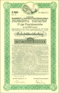 Steirische Wasserkraft- und Elektrizitäts-AG 1922
