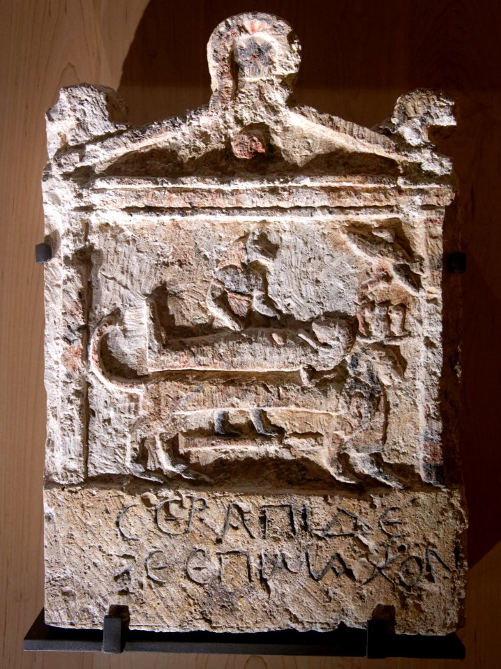 Stele Epimachos Louvre AF11686