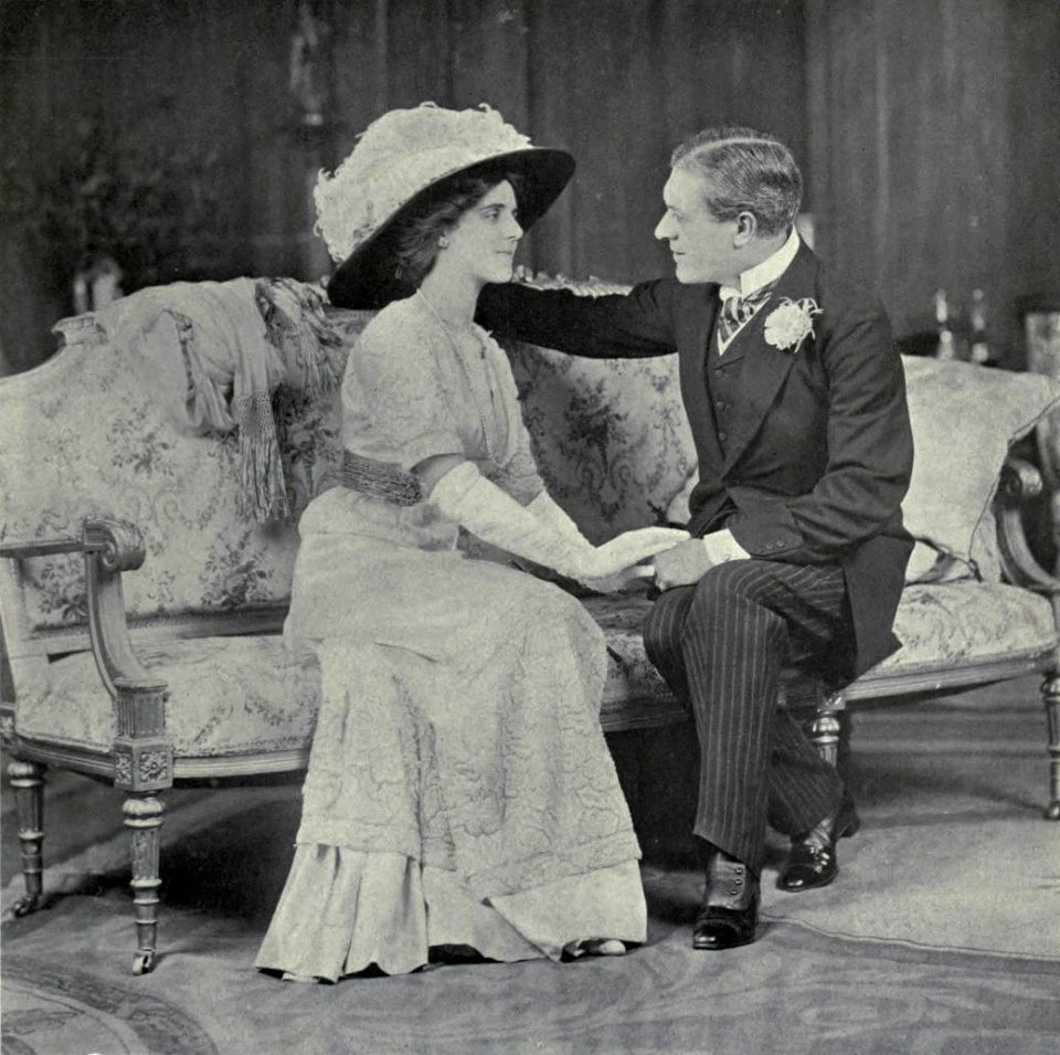 Stella Patrick Campbell and George Alexander in The Importance of Being Earnest