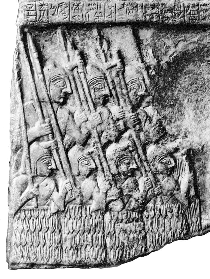 Stele of the vultures (lancers)