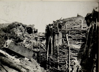 Stellung auf der Worobijowka - Höhe nach der Wiedereroberung durch das deutsche Reserve Jäger Bataillon 15 (BildID 15542359)