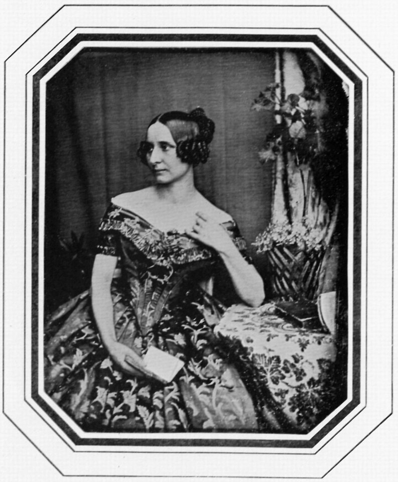 Stelzner, Carl Ferdinand - Caroline Stelzner, Miniaturmalerin, erste Ehefrau von C.F. Stelzner (Zeno Fotografie)