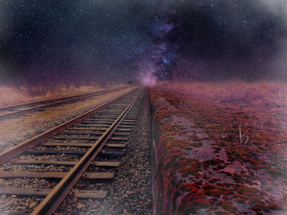 Fog fantasy planet