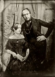 Stelzner, Carl Ferdinand - Eduard F. Grell und seine Frau Helene (Zeno Fotografie)