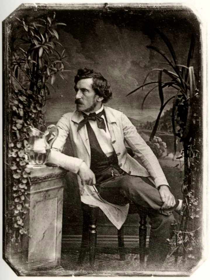 Stelzner, Carl Ferdinand - Carl Ferdinand Stelzner in seinem Atelier (2) (Zeno Fotografie)