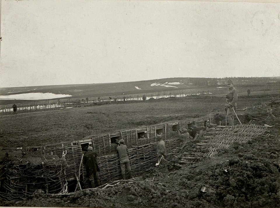Stellungsüberblick. Aufgenommen am 25. III. 1916. Inf.Rgt.Nro.5. (BildID 15536387)