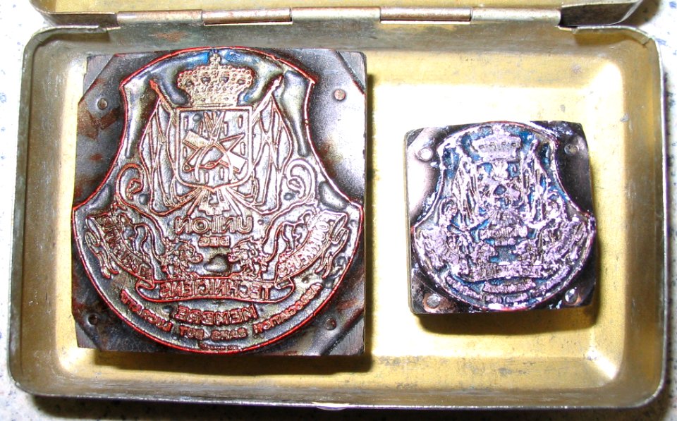 Stempel belgischer Kürschnervereinigungen (2)