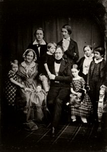 Stelzner, Carl Ferdinand - Johann O.P. Bartels mit seiner Familie (Zeno Fotografie)