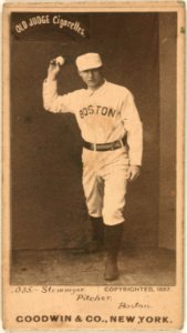 Stemmeyer, Boston Beaneaters, baseball card portrait LCCN2007685641