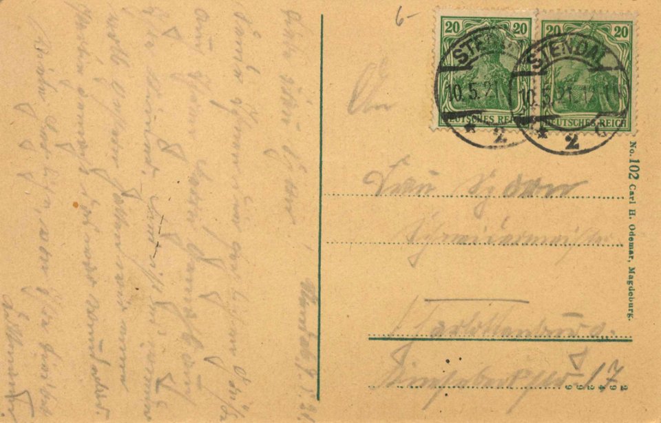Stendal, Sachsen-Anhalt - Dom (back) (Zeno Ansichtskarten)