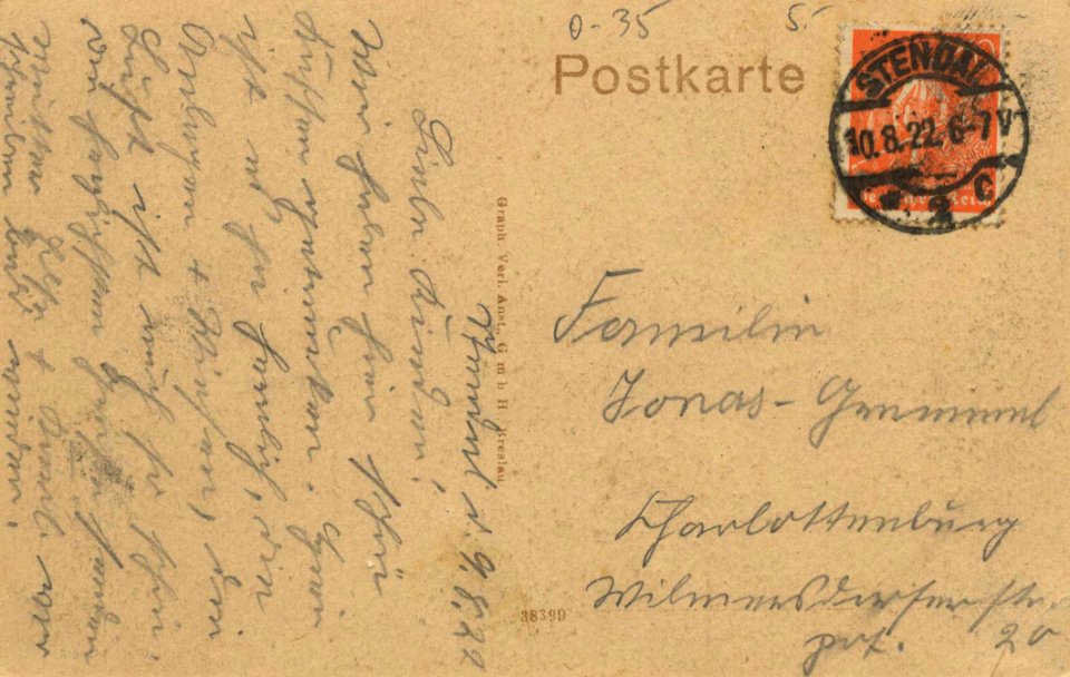 Stendal, Sachsen-Anhalt - Bürgerpark, Neue Brücke (back) (Zeno Ansichtskarten)