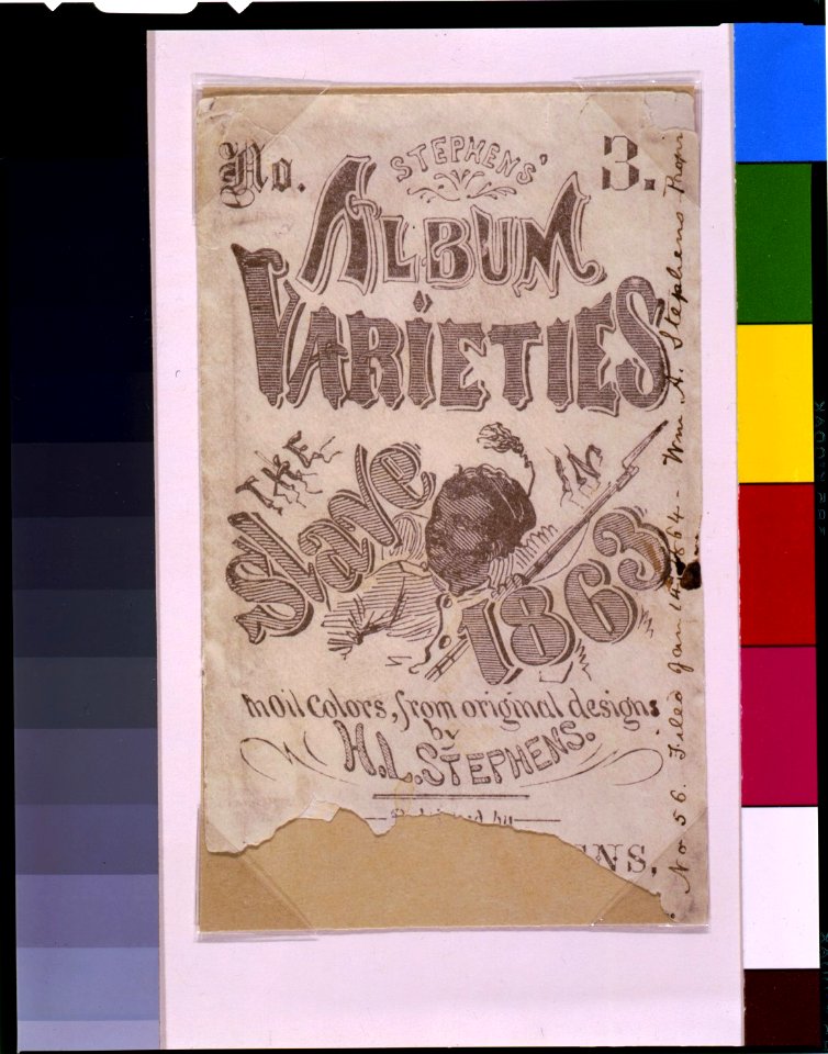 Stephen's varieties No. 3- The slave in 1863 LCCN93503996