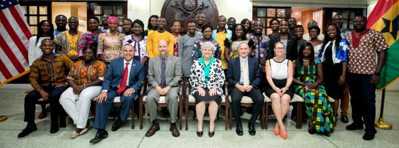 Stephanie S. Sullivan hosted YALI MWF 2019 Departure Reception 01