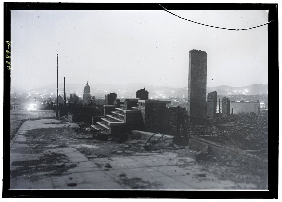 Steps that lead to nowhere (after the fire) LOC agc.7a05471