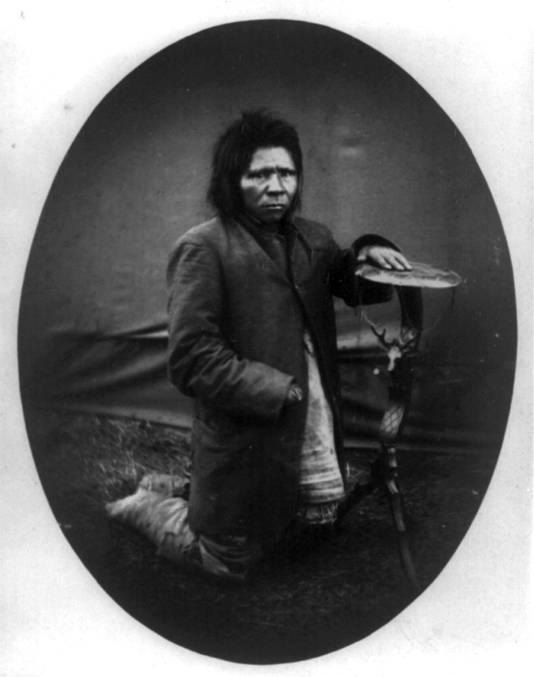 Steps, a Nes Perce Indian, who escaped from his band, while surrounded in the bad lands of Nebraska, by Gen'l Miles, in 1878. ... He lost his feet above the ankles, also his right hand by LCCN2002715081