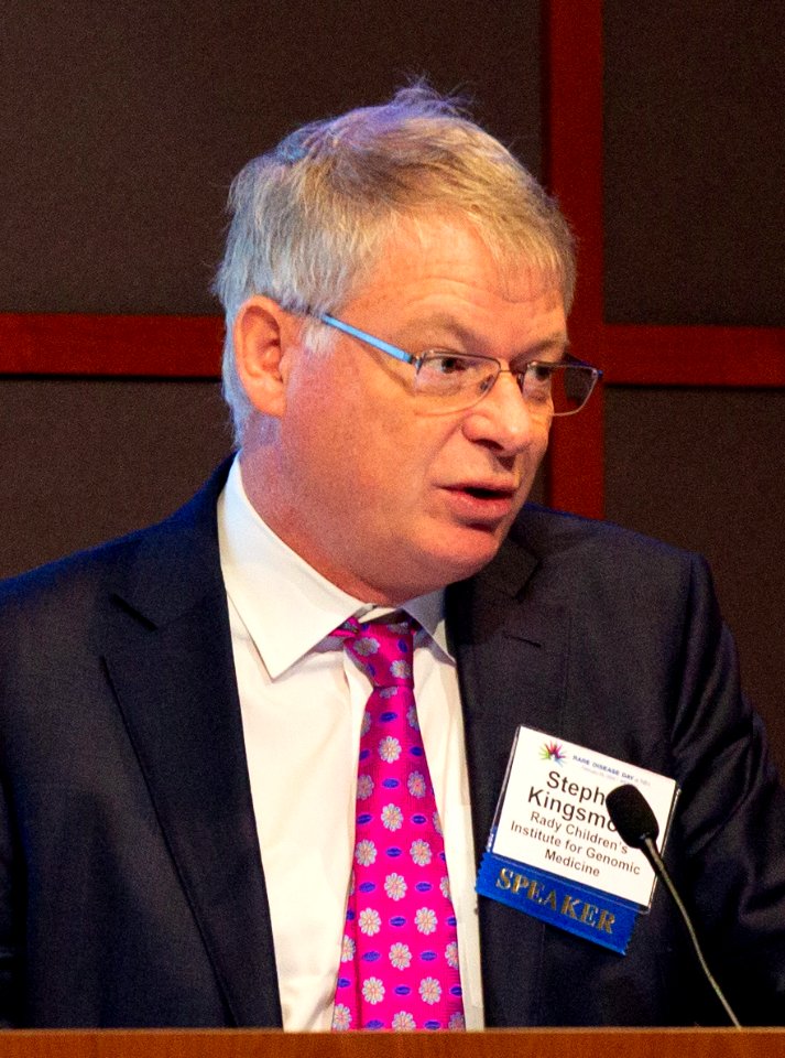 Stephen Kingsmore at Rare Disease Day at NIH 2020 (cropped)