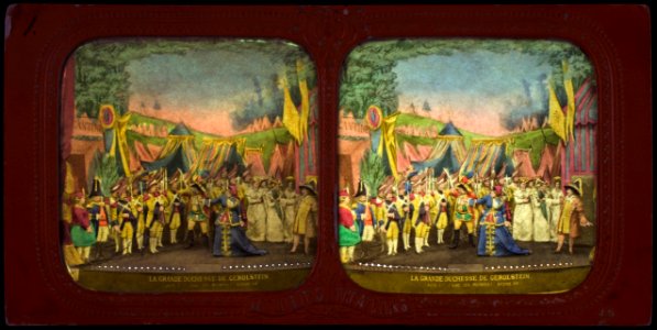 Stereokort, La Grande-Duchesse de Gérolstein 1, acte I, scène VIII - SMV - S120b