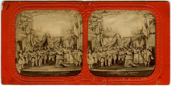 Stereokort, La Grande-Duchesse de Gérolstein 1, acte I, scène VIII - SMV - S120a