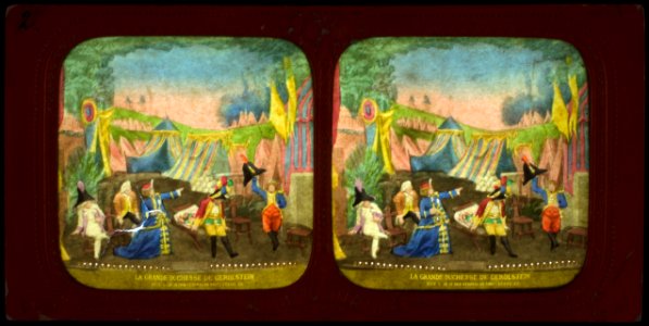 Stereokort, La Grande-Duchesse de Gérolstein 2, acte I, scène XII - SMV - S121b