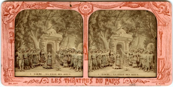 Stereokort, Lakmé 1, La fille des Dieux - SMV - S73a