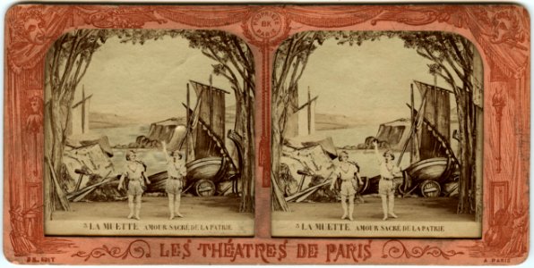 Stereokort, La muette de Portici 3, Amour sacré de la Patrie - SMV - S128a