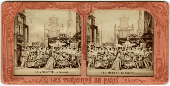Stereokort, La muette de Portici 5, Le Marché - SMV - S130a