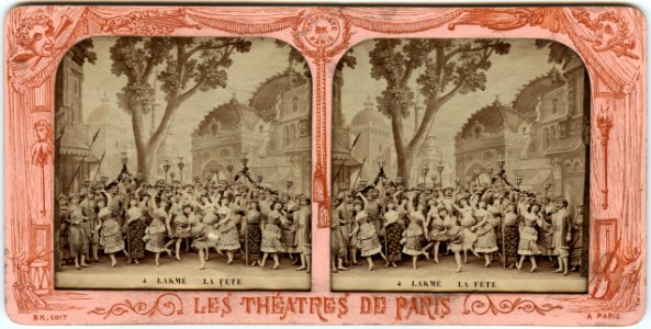 Stereokort, Lakmé 4, La fête - SMV - S76a