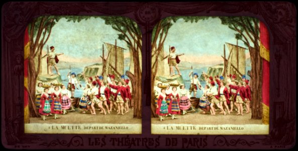Stereokort, La muette de Portici 4, Départ de Mazaniello - SMV - S129b