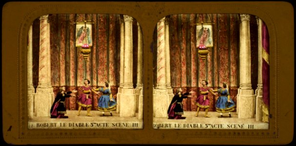Stereokort, Robert le Diable 11, acte V, scène III - SMV - S112b