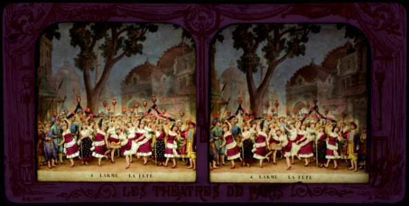 Stereokort, Lakmé 4, La fête - SMV - S76b
