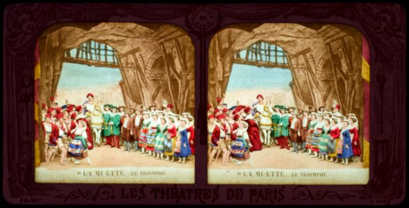 Stereokort, La muette de Portici 10, Le triomphe - SMV - S135b