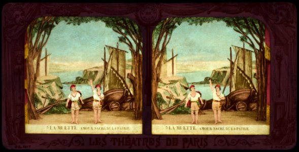 Stereokort, La muette de Portici 3, Amour sacré de la Patrie - SMV - S128b