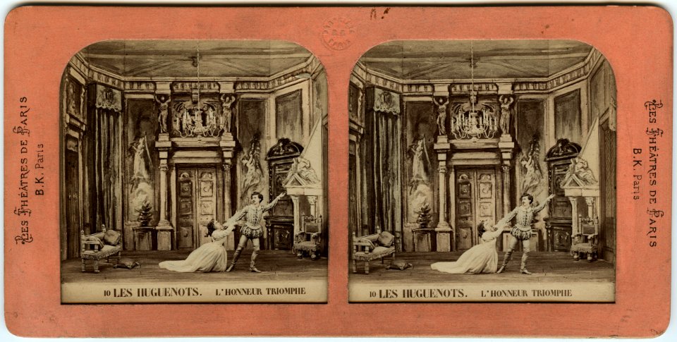 Stereokort, Les Huguenots 10, L'honneur triomphe - SMV - S58a
