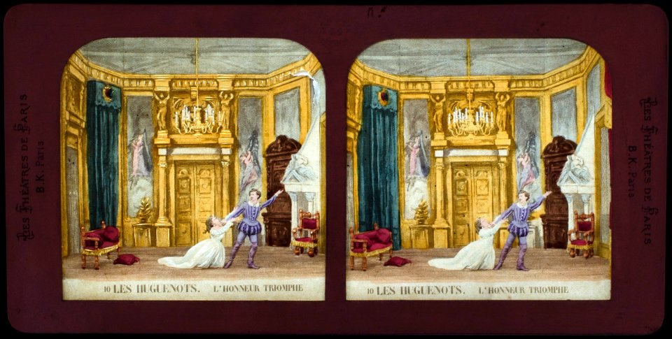 Stereokort, Les Huguenots 10, L'honneur triomphe - SMV - S58b