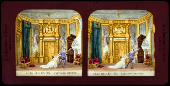 Stereokort, Les Huguenots 10, L'honneur triomphe - SMV - S58b