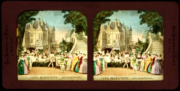Stereokort, Les Huguenots 3, Les baigneuses - SMV - S52b