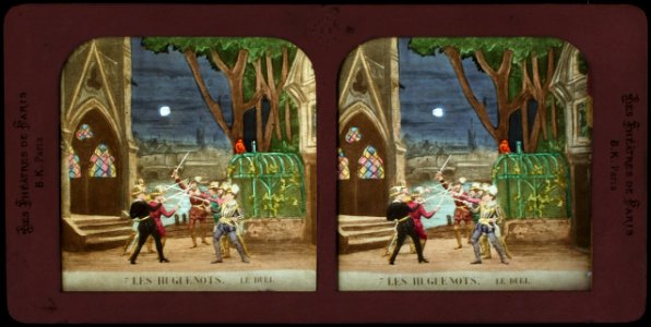 Stereokort, Les Huguenots 7, Le duel - SMV - S55b
