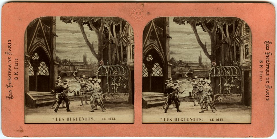 Stereokort, Les Huguenots 7, Le duel - SMV - S55a