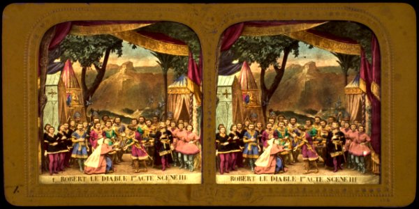 Stereokort, Robert le Diable 1, acte I, scène III - SMV - S103b